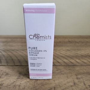 Skin Chemists Pure Collagen 5% Biphase Serum 1.01 oz 30ml Full Size
